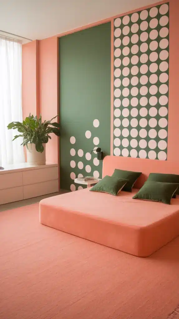 25 Peach Bedroom Ideas That'll Make You Dream of Summer (You Won't Believe #12!) Peach and Green Bedroom
