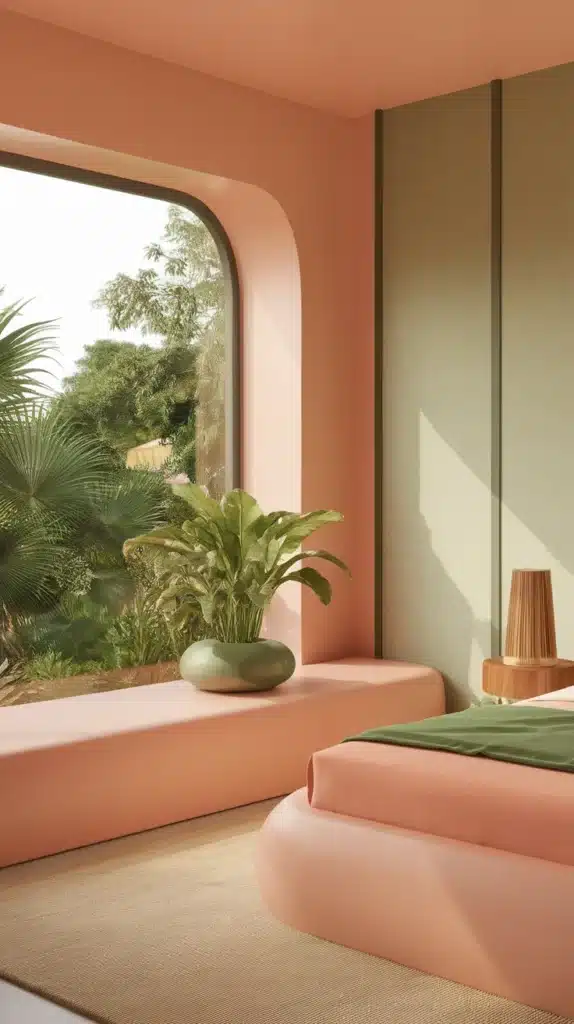 25 Peach Bedroom Ideas That'll Make You Dream of Summer (You Won't Believe #12!) Peach and Green Bedroom