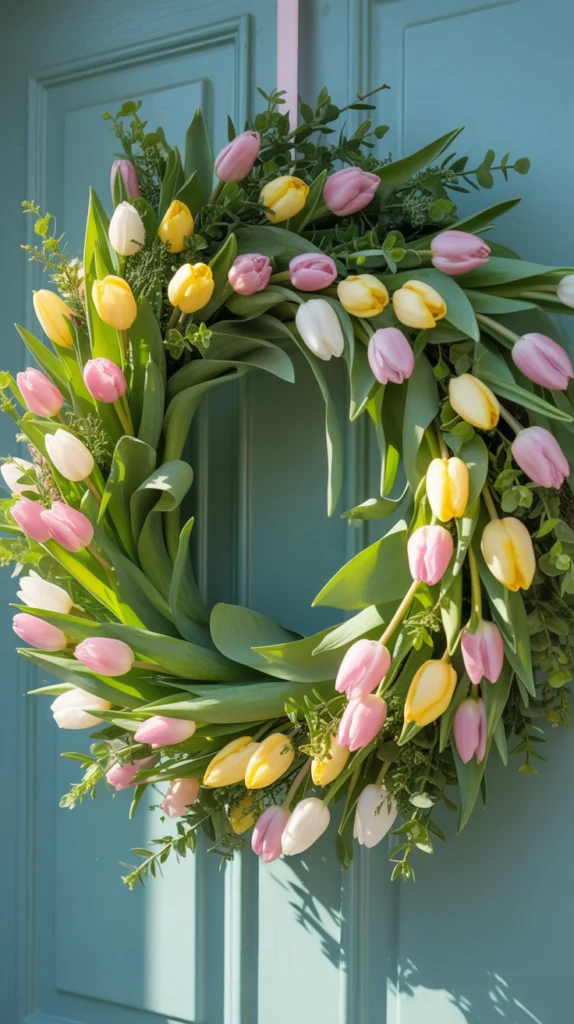 25 Stunning Spring Wreaths for Your Front Door That'll Make Neighbors Stop and Stare! Creative Spring Wreaths Ideas to Try
