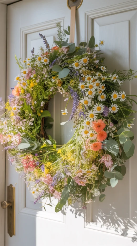 25 Stunning Spring Wreaths for Your Front Door That'll Make Neighbors Stop and Stare! Creative Spring Wreaths Ideas to Try