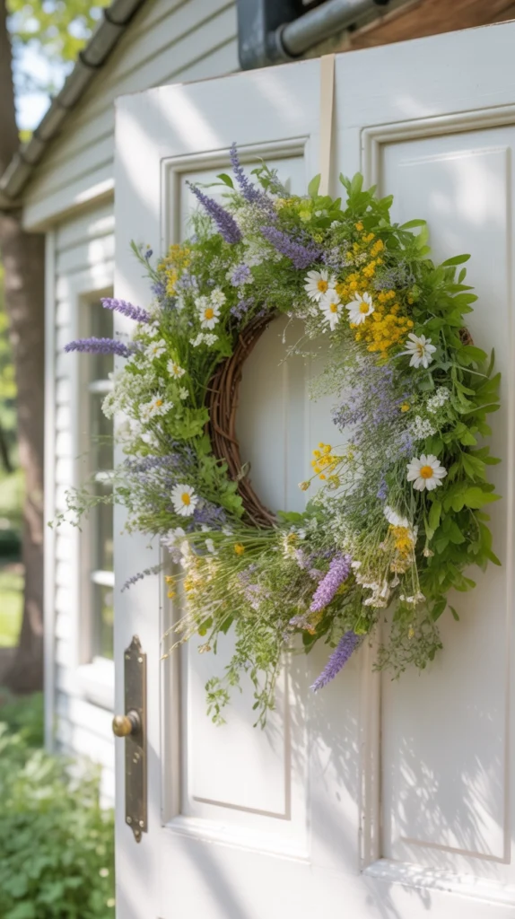 25 Stunning Spring Wreaths for Your Front Door That'll Make Neighbors Stop and Stare! Creative Spring Wreaths Ideas to Try