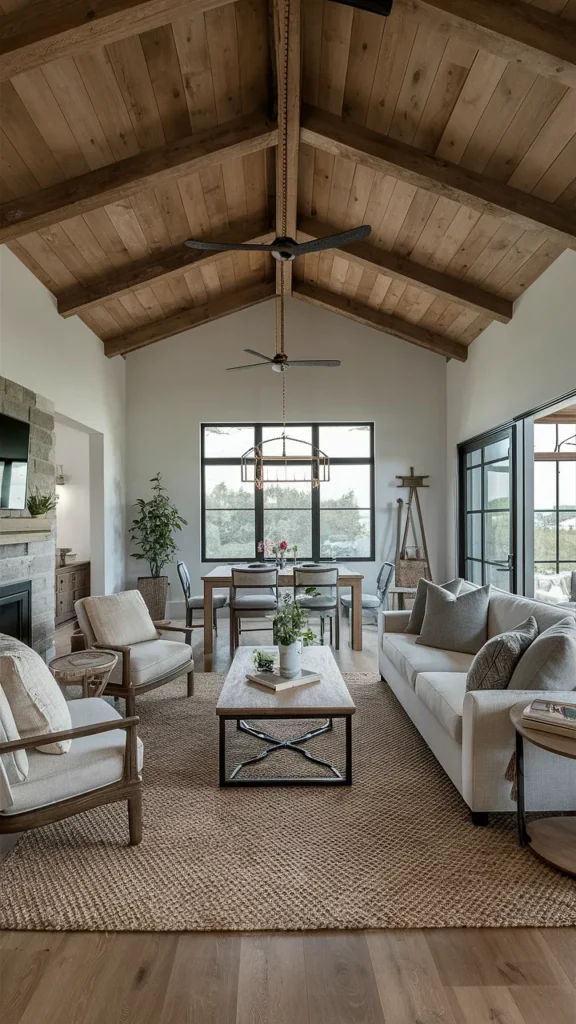 farm houseplans interior design living room