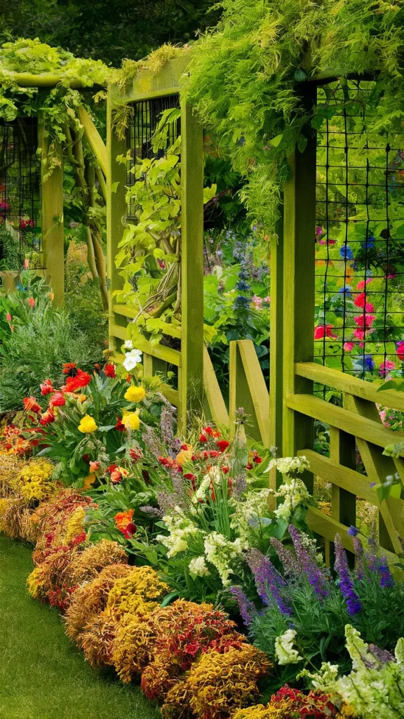 farmhouse yard borders