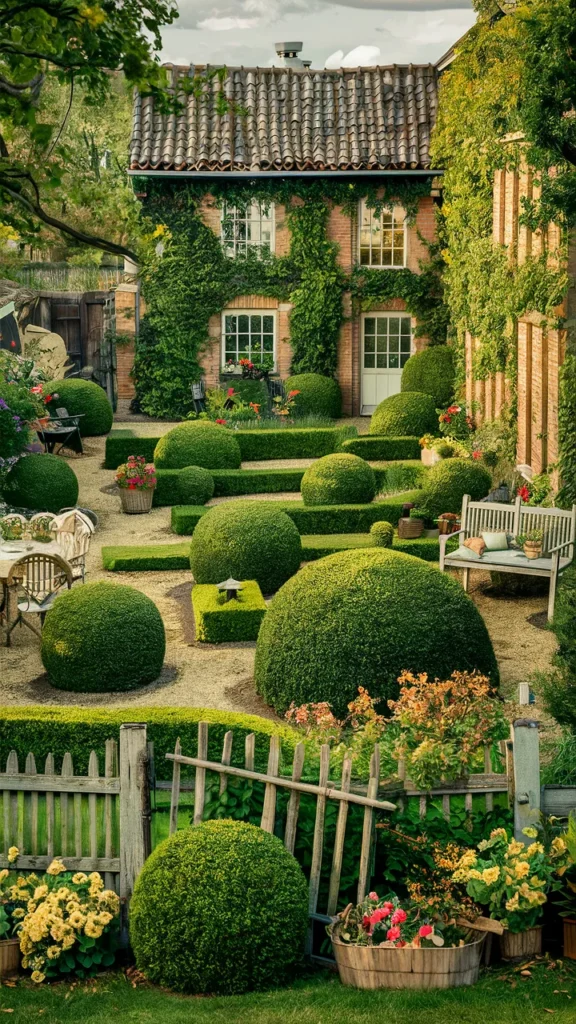 farmhouse yard landscaping