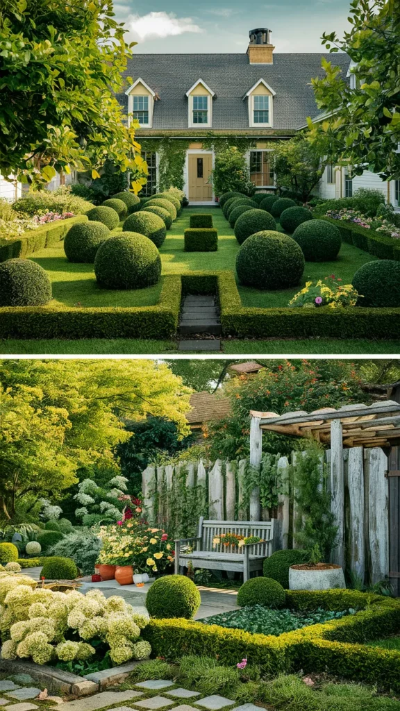 farmhouse yard landscaping