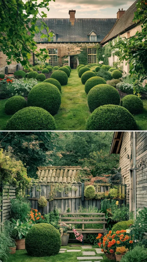 farmhouse yard landscaping