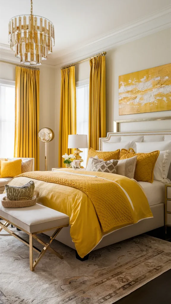 yellow bedroom ideas luxury