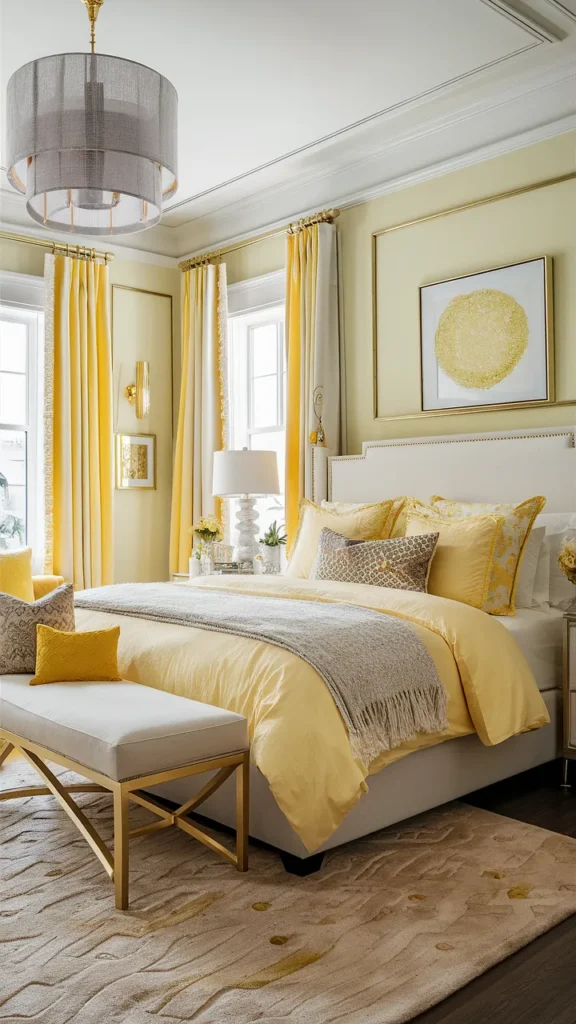 yellow bedroom ideas luxury