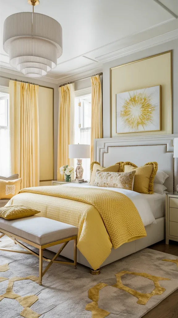 yellow bedroom ideas luxury
