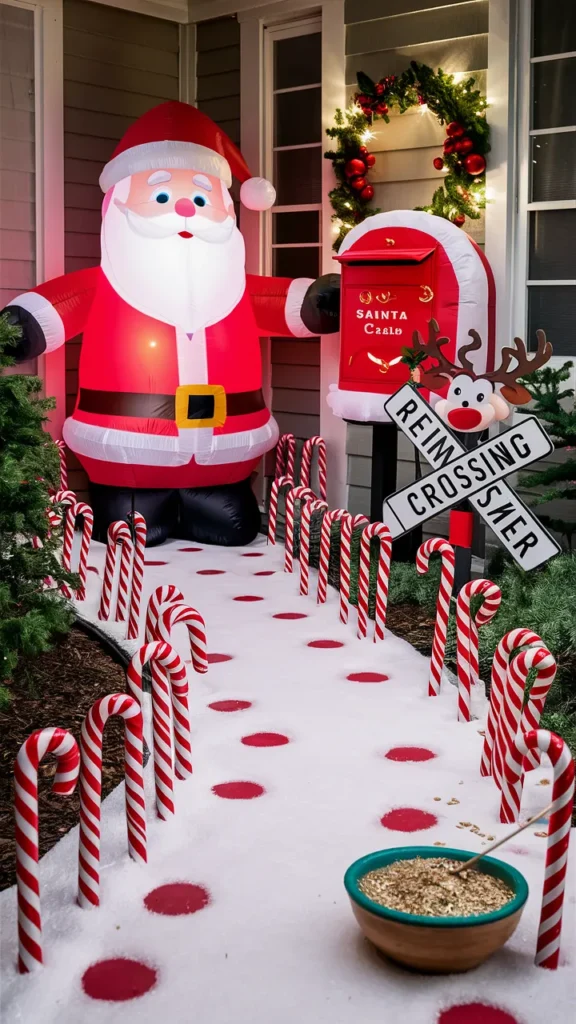 christmas porch decor kids