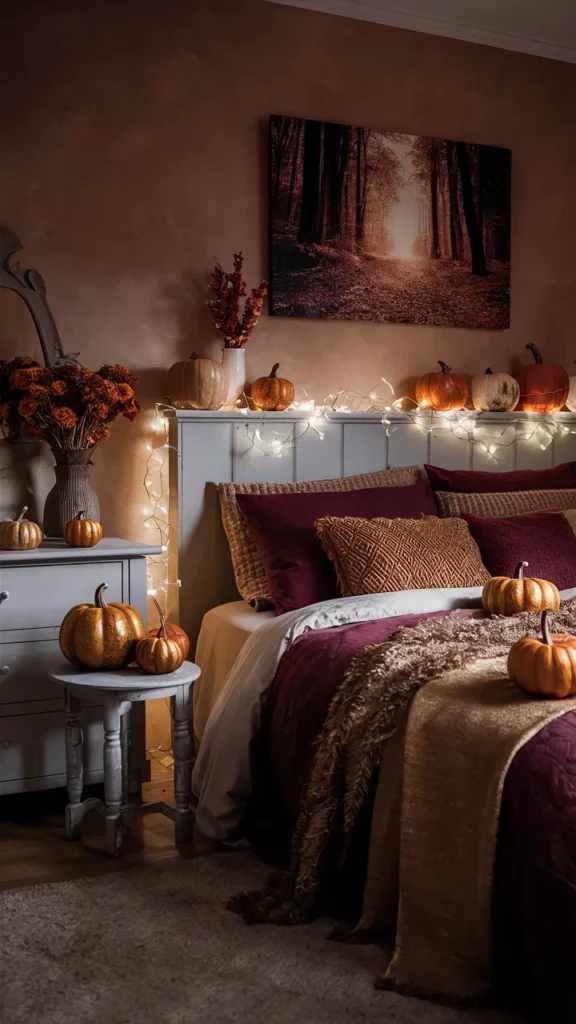 fall decor ideas for the home bedroom