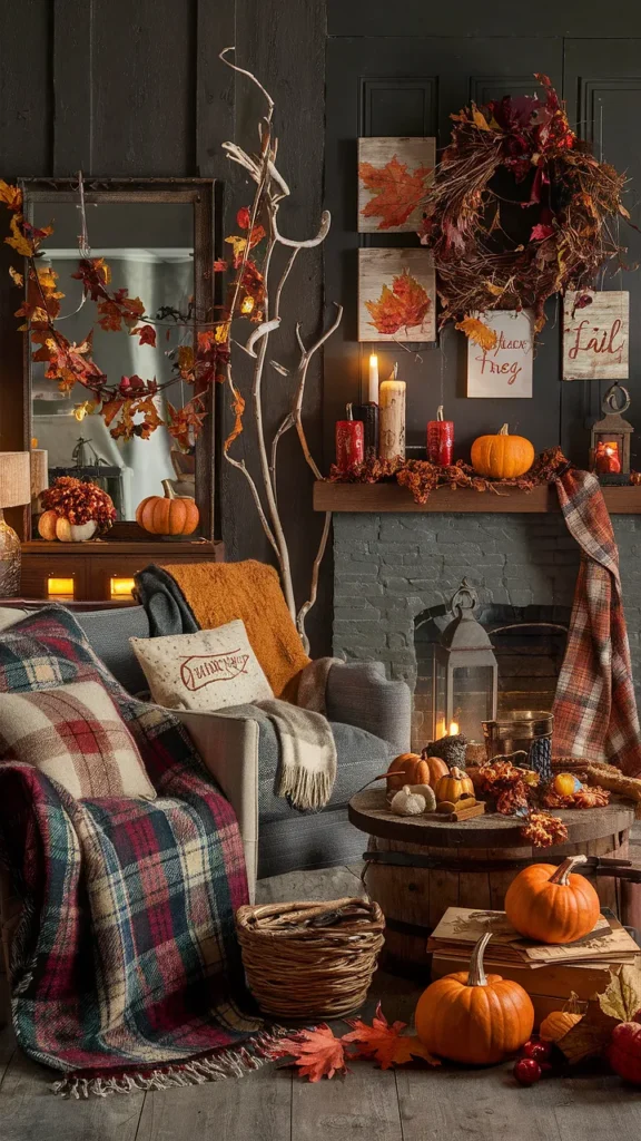fall vibe home decor