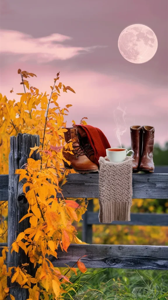 girly fall phone wallpaper