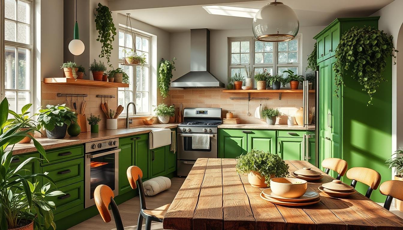 Green Kitchen Ideas