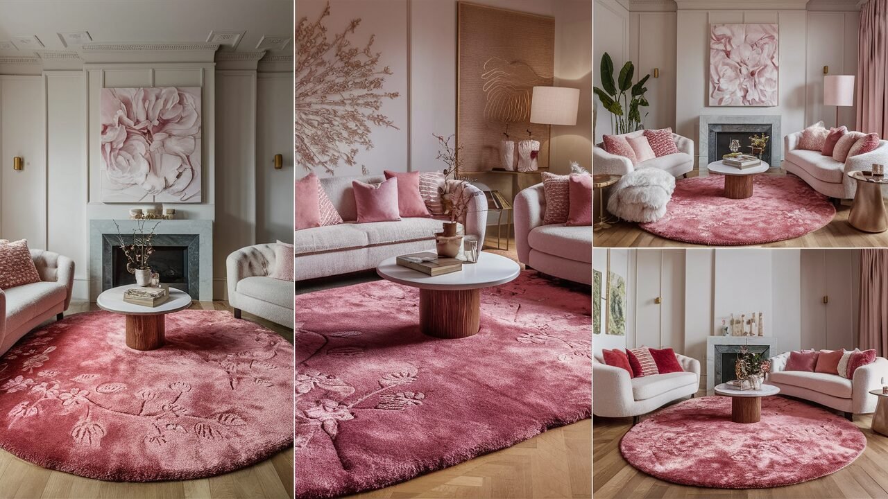 Pink Living Room Inspiration