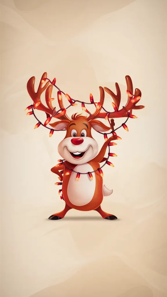 christmas wallpaper rudolph