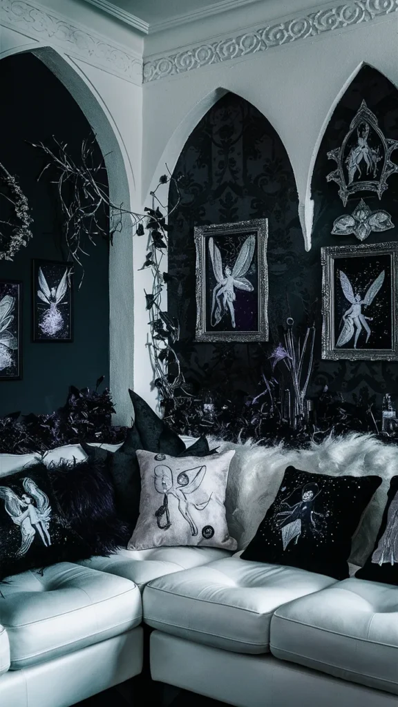 dark fairycore living room