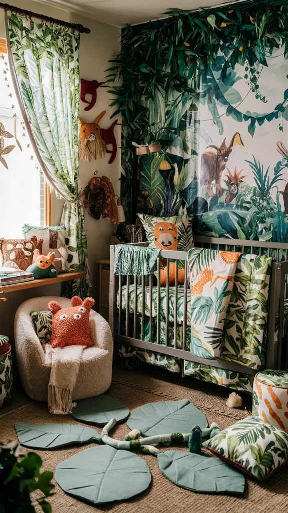 jungle nursery organization tips