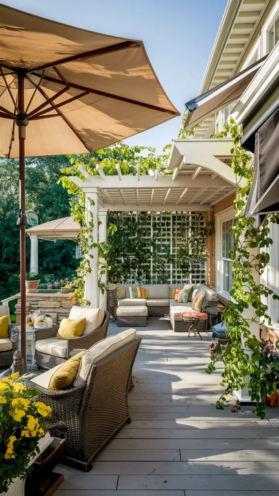 porch ideas no roof