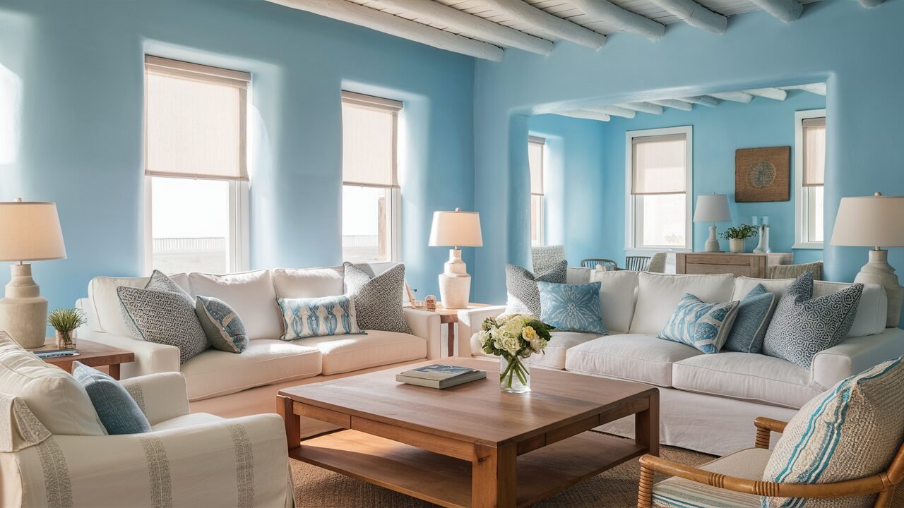 blue living room ideas