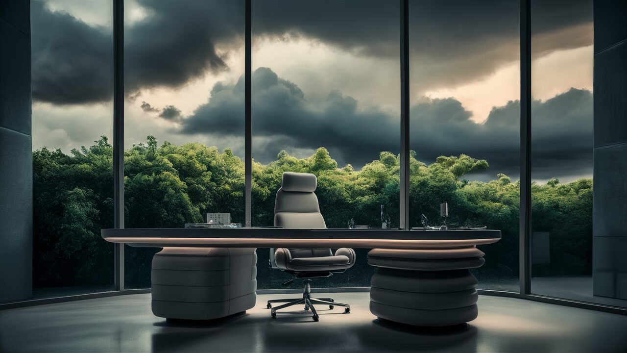 moody office ideas