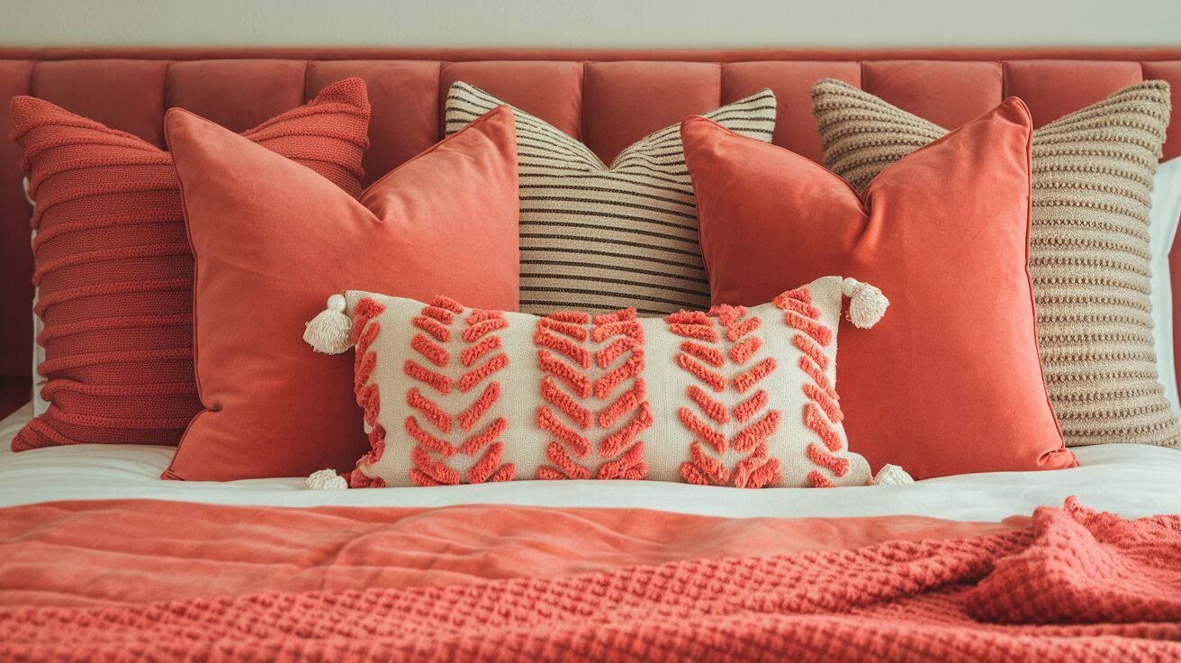 coral bedroom ideas