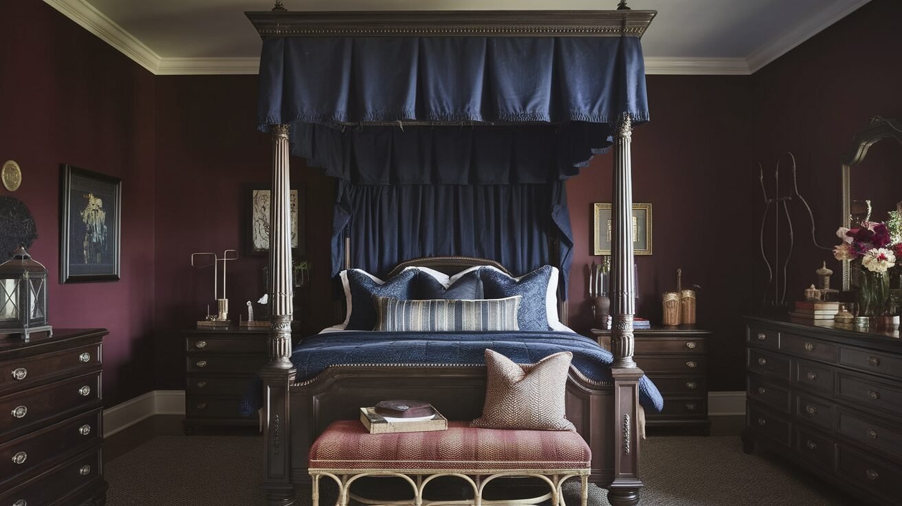 Cozy Dark Bedroom