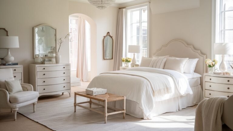 Shabby chic bedrooms aesthetic