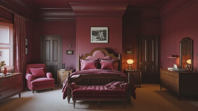 burgundy bedroom ideas