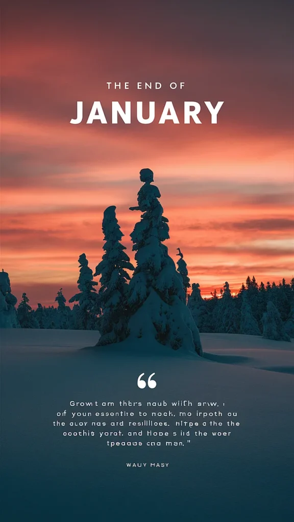 end of january wallpaper