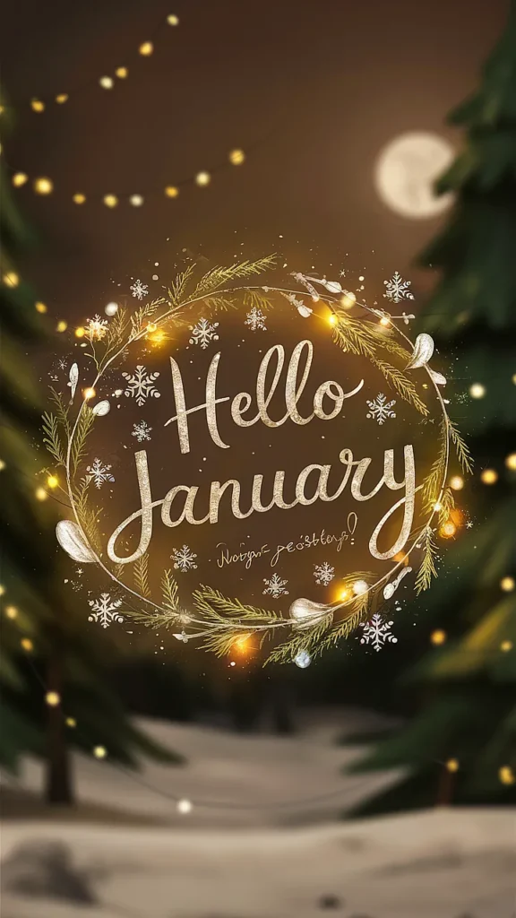 hello january wallpaper