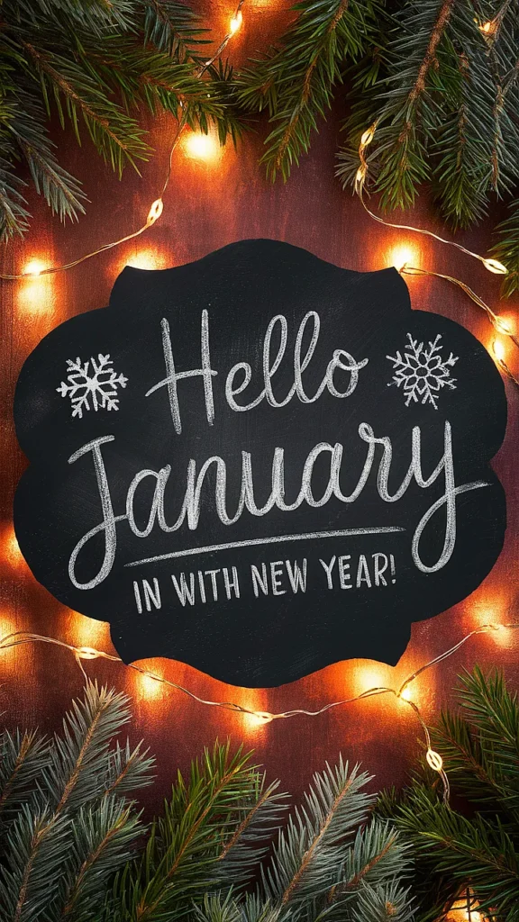 hello january wallpaper