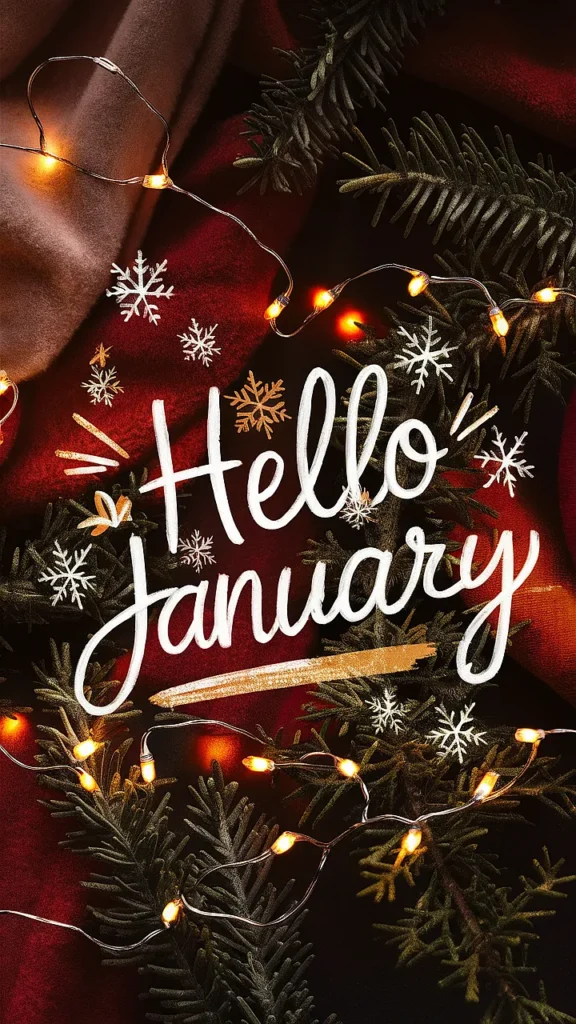 hello january wallpaper