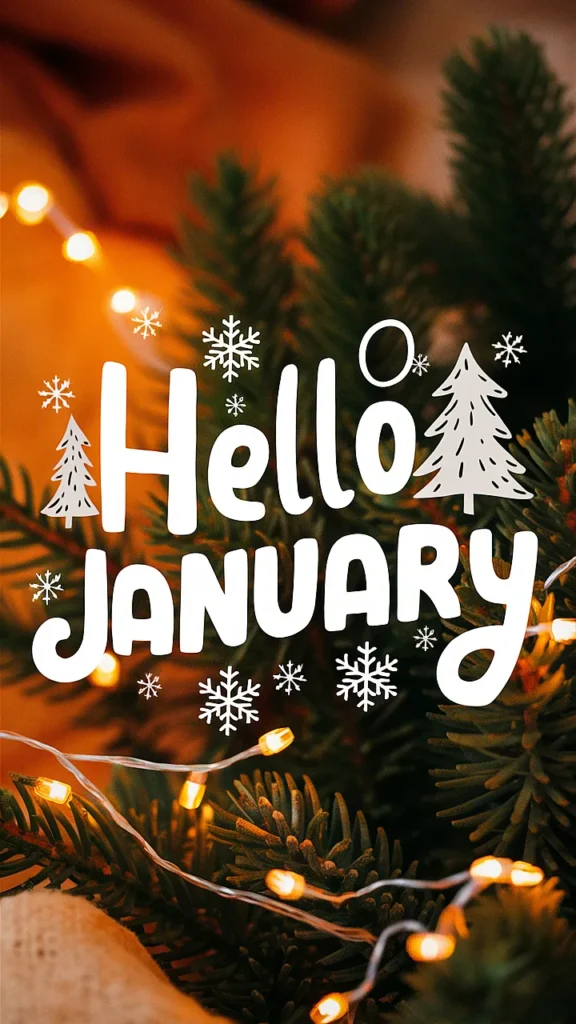 hello january wallpaper