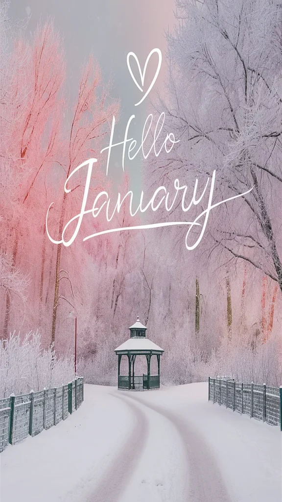 hello january wallpaper