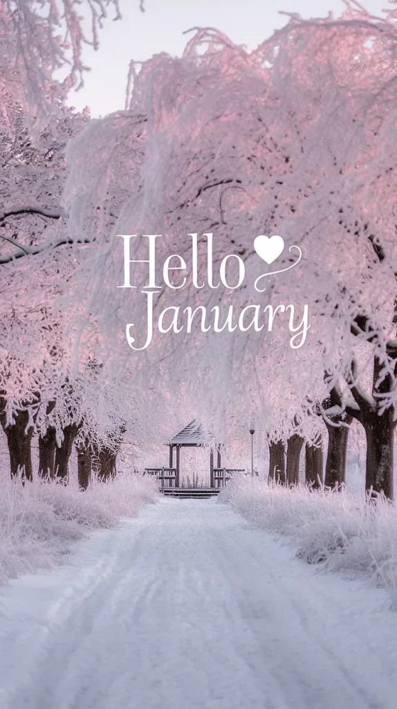 hello january wallpaper