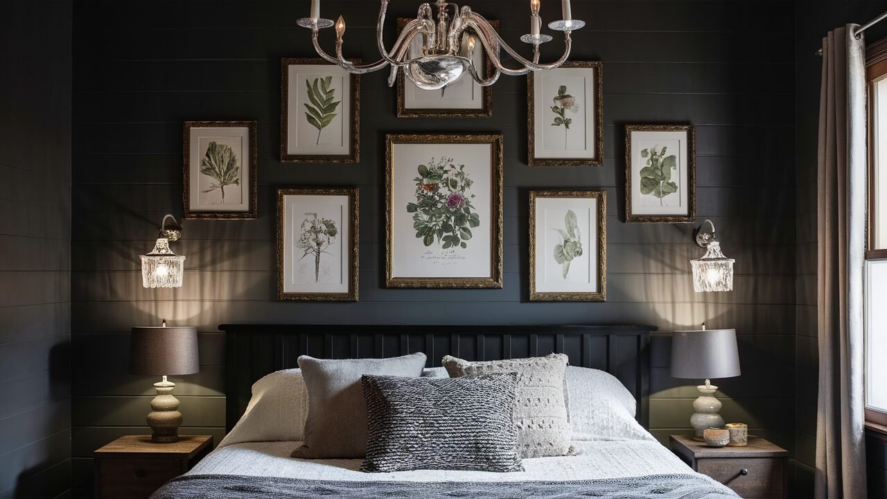 Dark Cottagecore Bedroom