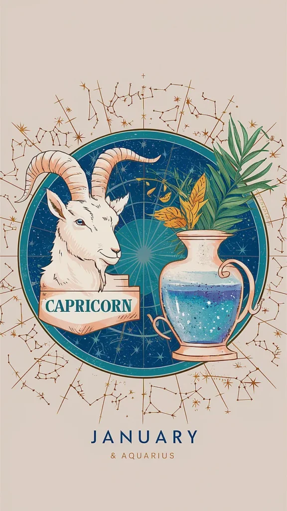 january zodiac sign wallpaper