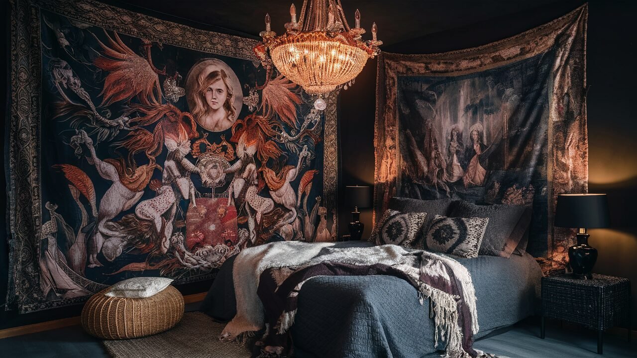 Gothic Boho Bedroom