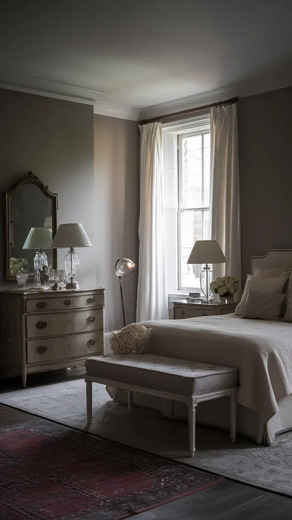Dark Elegant Feminine Bedroom Ideas