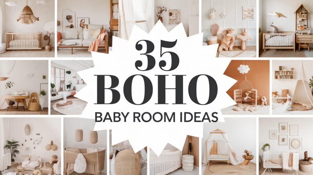 35 Inspiring Boho Baby Room Ideas For A Dreamy Nursery