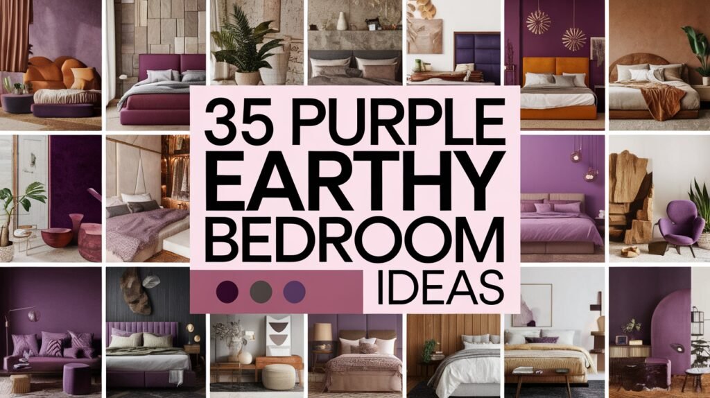 35 Stunning Purple Earthy Bedroom Ideas For A Cozy Retreat