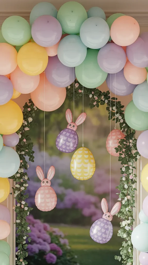 easter decorations balloons
