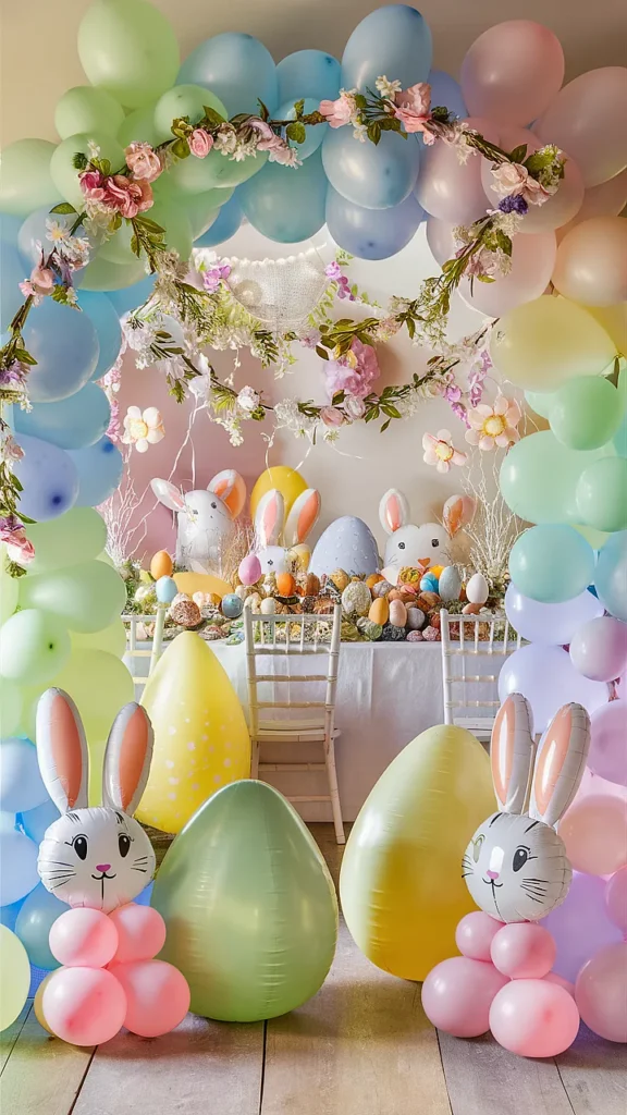 easter decorations balloons
