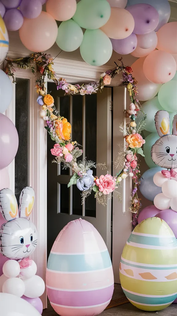 easter decorations balloons
