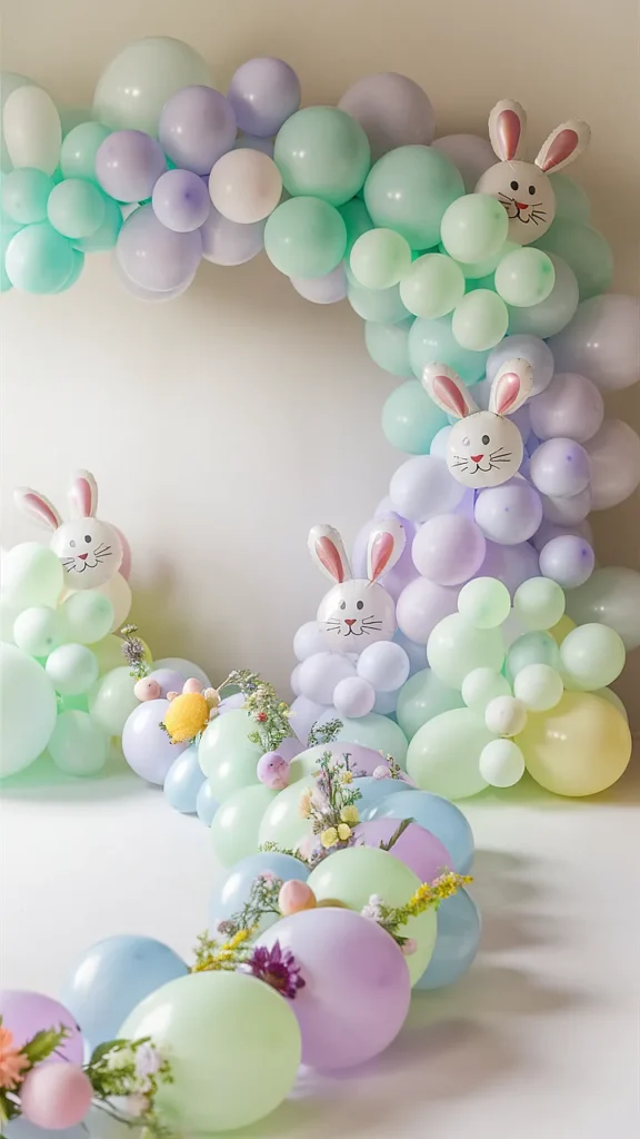 easter decorations balloons