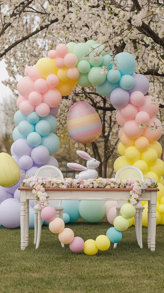 easter decorations balloons