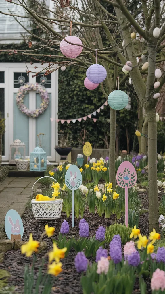 easter decorations garden