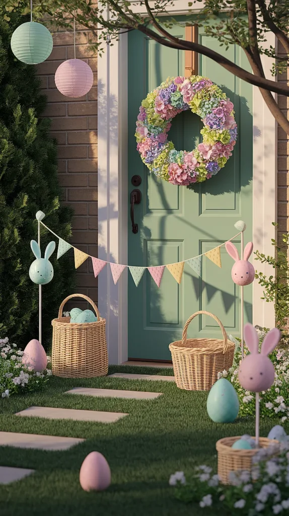 easter decorations garden