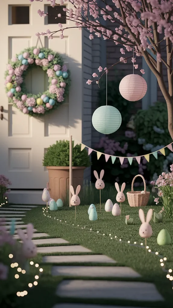 easter decorations garden